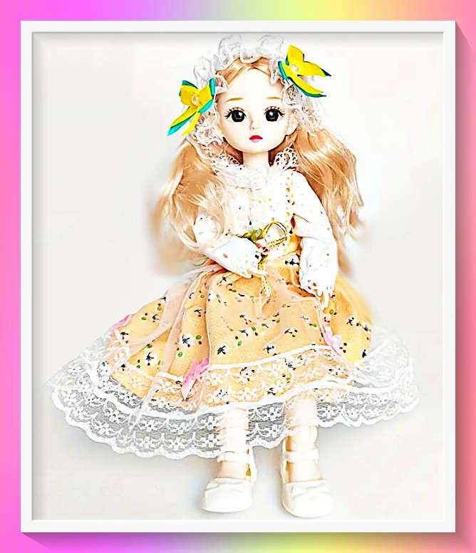 Adorable princess best friend multiple jointed doll