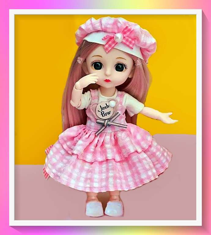 Delightful best friend travel doll with full outfit and surprise gift