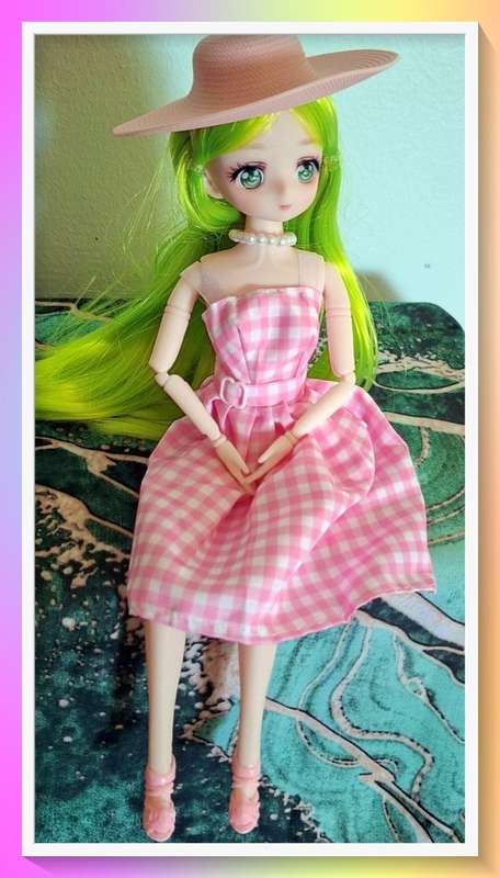 Stunning summer princess 30cm jointed doll with full outfit and surprise gift