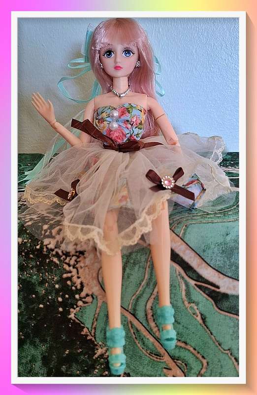 Lovely forest nymph outfit  30cm jointed doll with full outfit and surprise gift