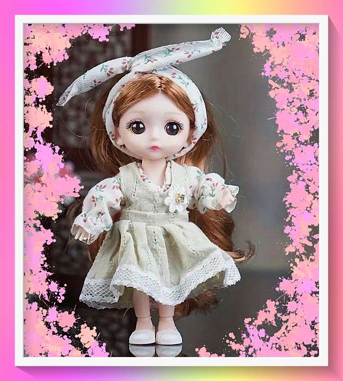 Adorable dress-up fashion princess doll