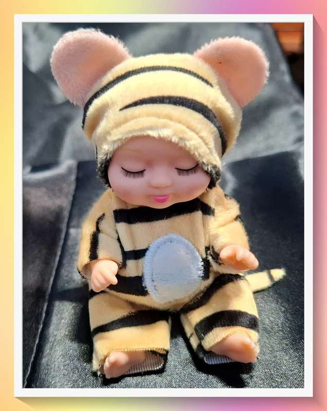 Gorgeous sleeping tiger baby doll