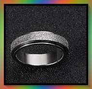 Wonderful Shiny Stainless Steel Ring : Size 11