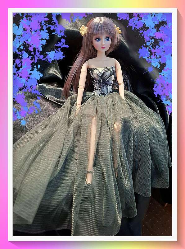 Adorable ballgown princess doll