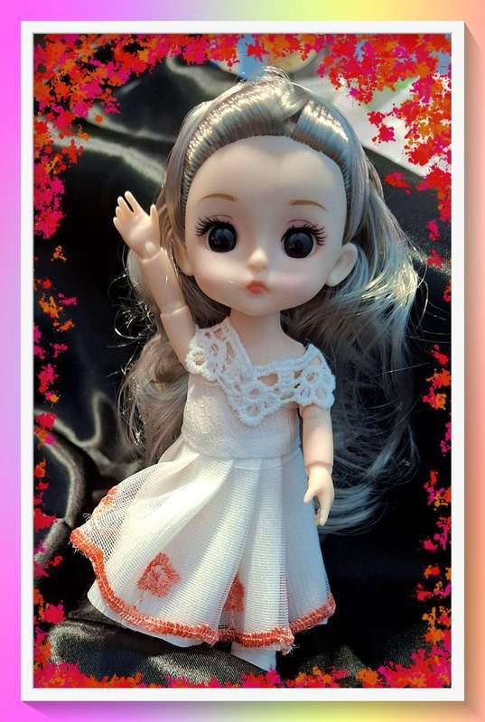 Enchanting mini anime style doll with surprise gift