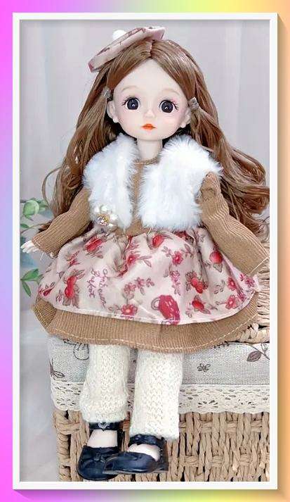 Lovely stylish fashion princess dress doll