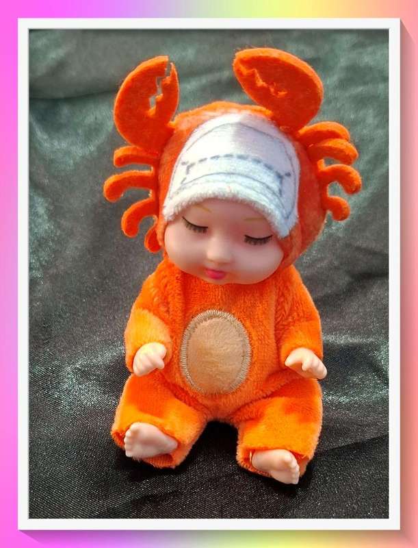 Amazing Cancer sign crab design pocket baby doll