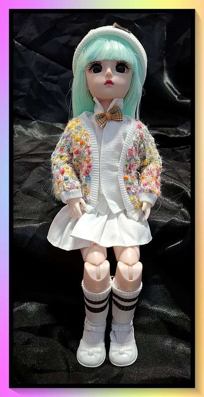 Lovely handmade clothing anime look doll