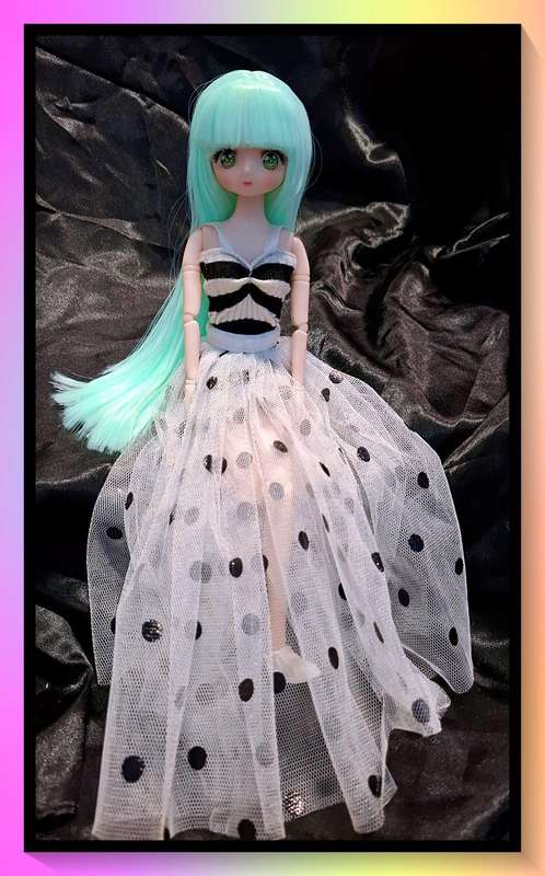 Wonderful anime style 2-piece outfit doll
