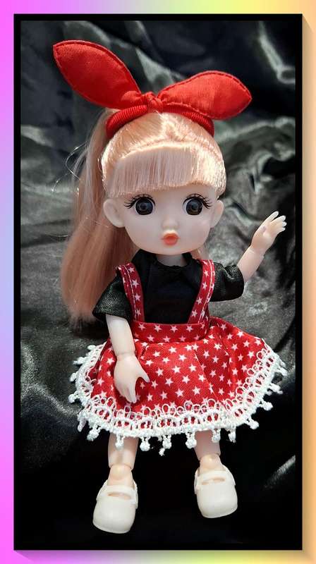 Sweet candy girl mini pocket doll and free gift