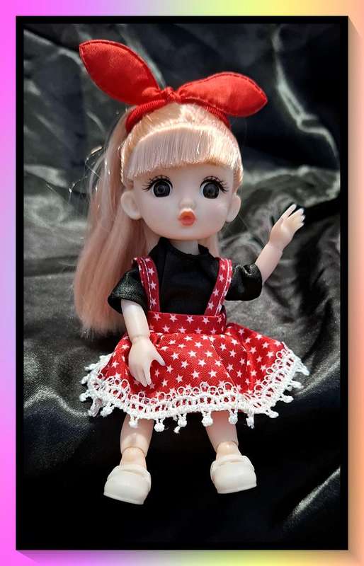 Sweet candy girl mini pocket doll and free gift