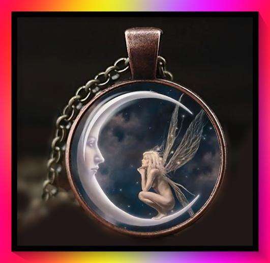 Sweet fairy necklace pendant