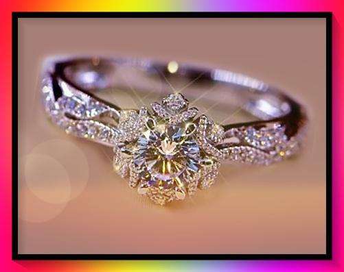 Gorgeous sparkly clear simulated diamond ring size 8