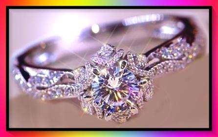 Sim diamond engagement style ring Size 10