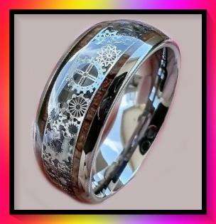 Stunning Steampunk design ring size 11