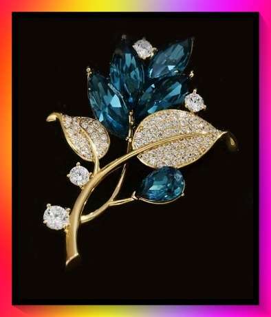 Amazing plant series Orchid style Brooch lapel pin
