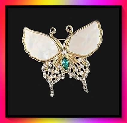 Stunning nature series butterfly Brooch lapel scarf pin