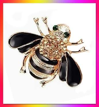 Wonderful nature series bee design  Brooch lapel scarf pin