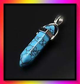 Gorgeous blue simulated sodalite pendant (pendant only)
