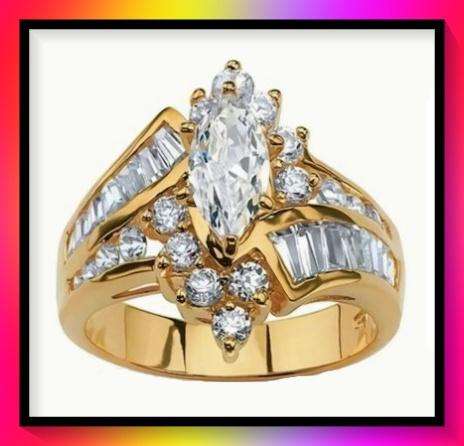 Lovely antique style wedding ring design ring size 9