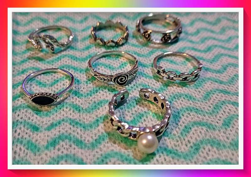 Stunning 7 piece knuckle rings for any occasion