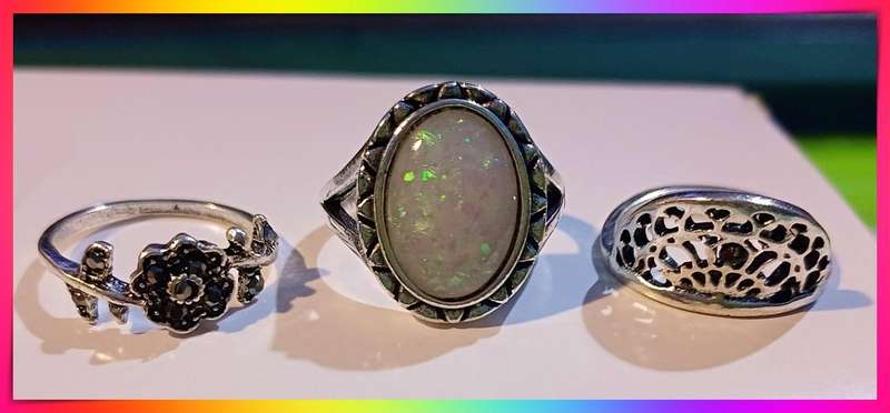 Good energy feel 3 pc ring set