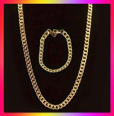 Amazing Necklace + Bracelet Hip Hop Style Jewellery Set