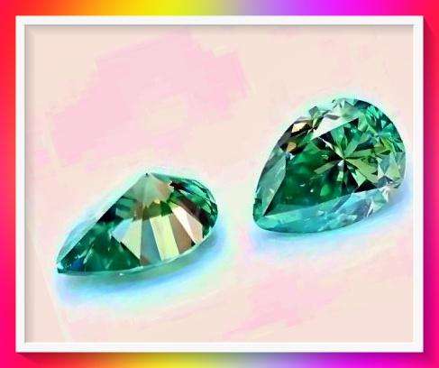 Stunning Simulated Emerald Gemstone Teardrop for Jewellery Making  7x10mm