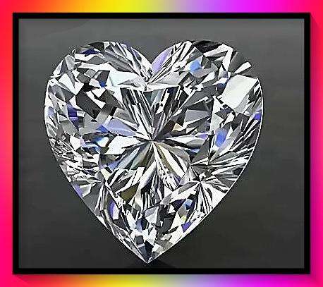 Premium Heart-Shaped Clear Glass Crystals 8x8mm
