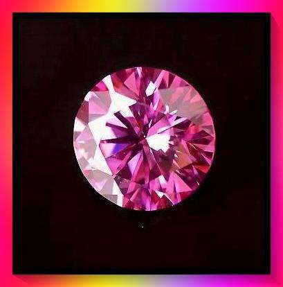 Perfect Pink Cut Glass  Round Shape 8x8 faux gemstones for jewellery making