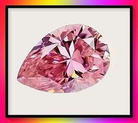Lovely Pink Pear Shaped Faux Moissanite Stones Artificial Zircon 7x10mm