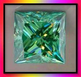Stunning Princess Cut artificial Moissanite Gemstones 0.5Ct-2Ct - Perfect For Diy Jewellery