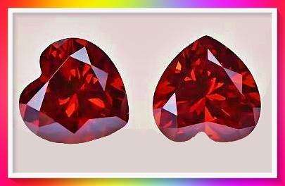 Stunning Premium Red Heart-Shaped Glass Crystal Beads for DIY Jewellery Making 10x10mm