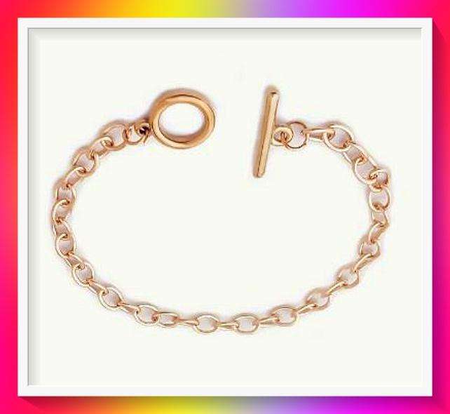 Lovely alloy rose gold coloured bracelet