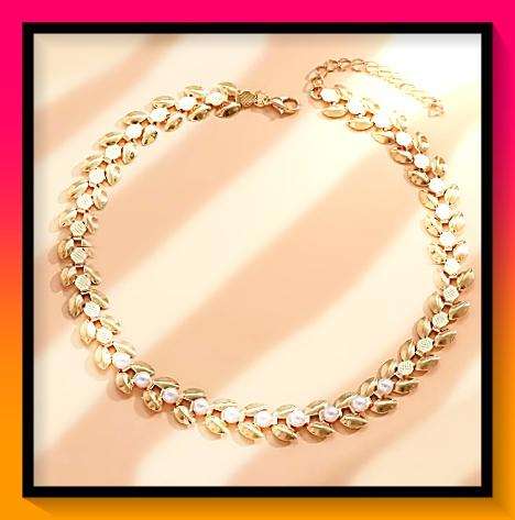 Exquisite Wheat Spike Choker Necklace