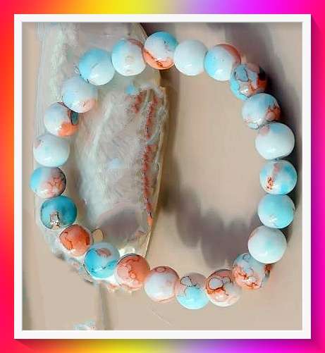 Stunning Natural Crystal Stone Beaded Transfer Hand Jewellery