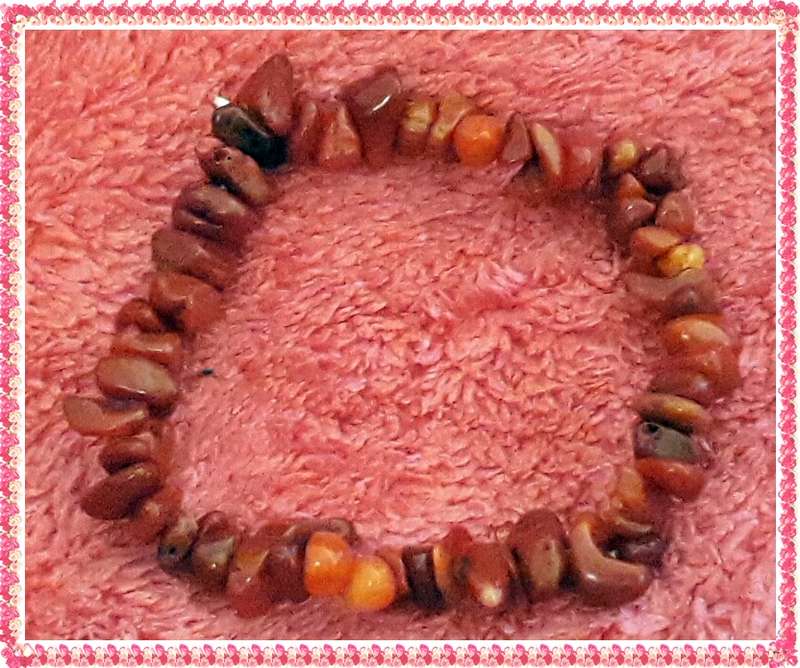 Beautiful Handmade Semi-precious stone bead bracelet for peace and goodwill