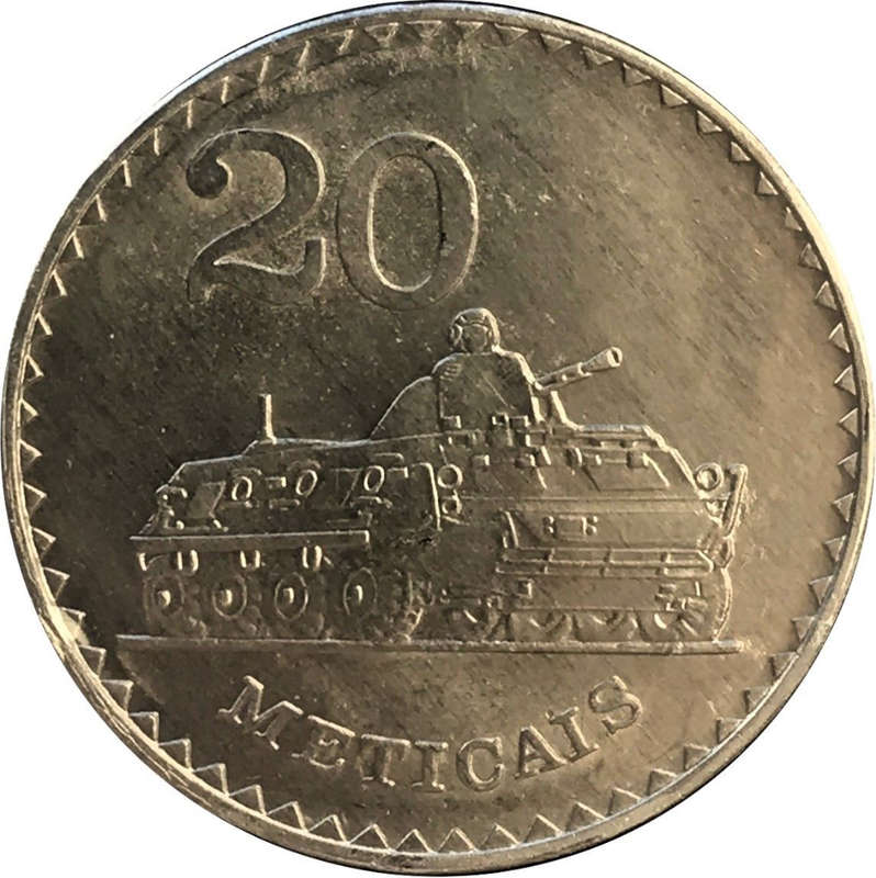 20 Meticais 1980