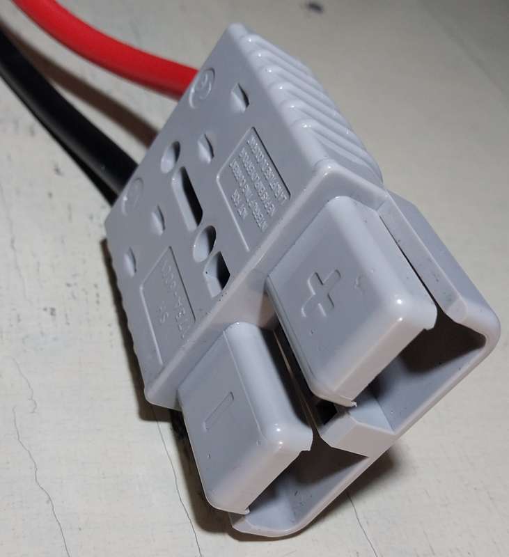 Set of 175A 600V Anderson plug