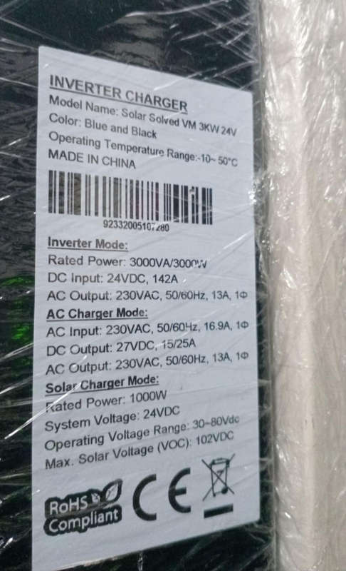 24V 3000W Axpert refurbished inverter