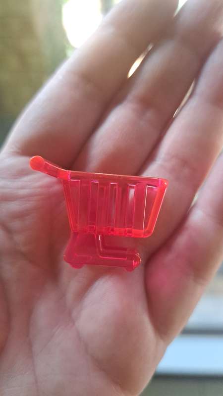 Checkers Mini Shop Pink Discovery Trolley and collectors card