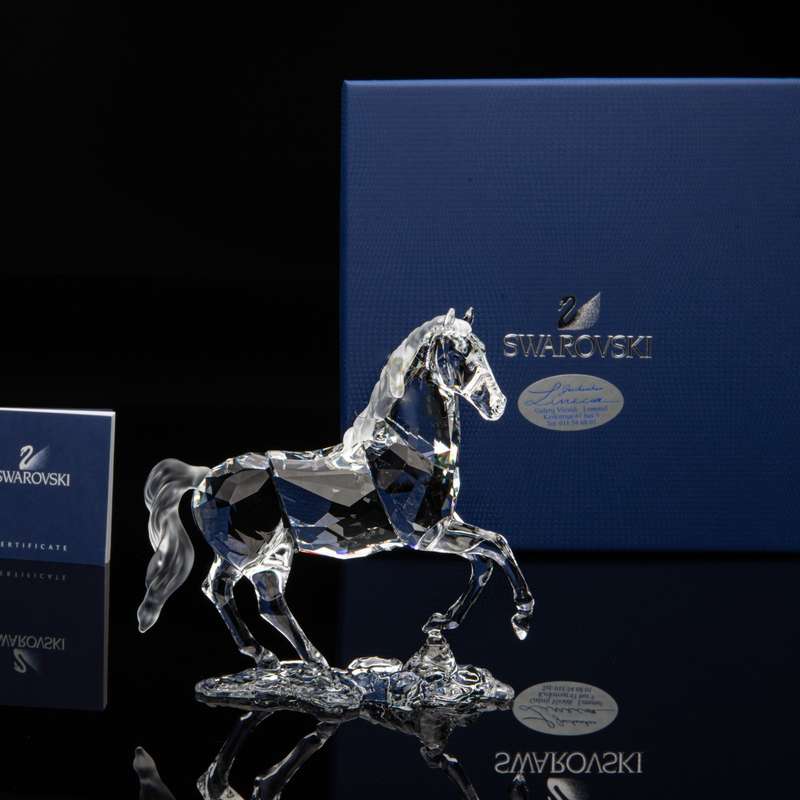 Swarovski Crystal Magnificent Stallion part of the Peaceful Countryside