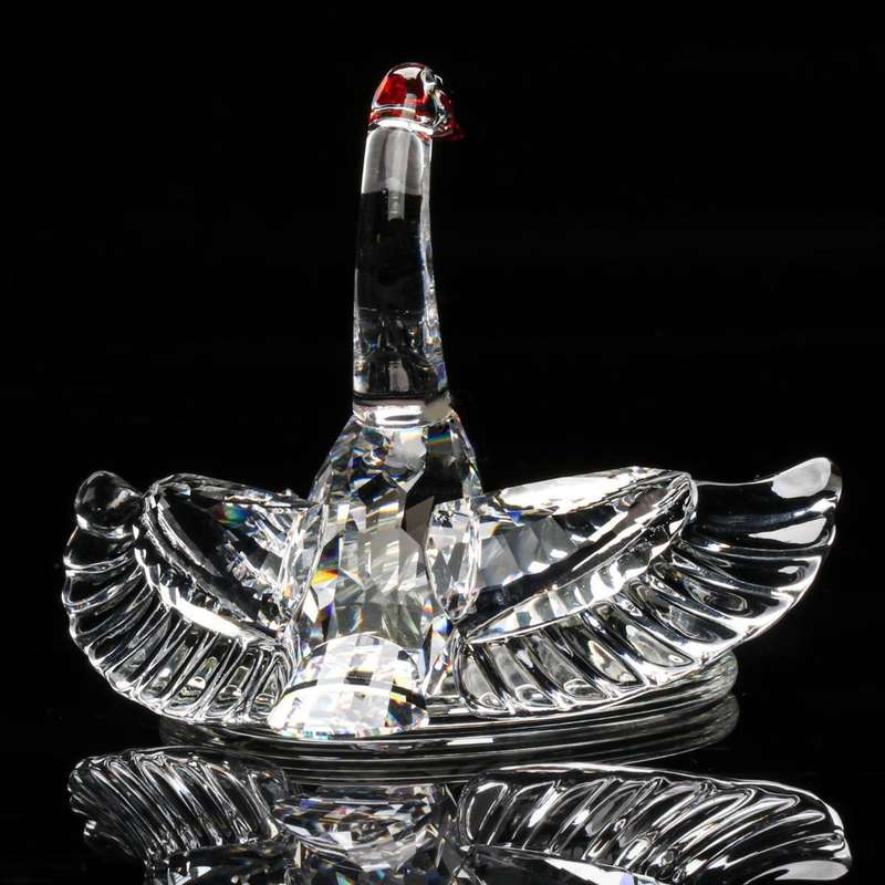 Swarovski Crystal, Swan Family, Beauties of the Lake Series, Retired 2004