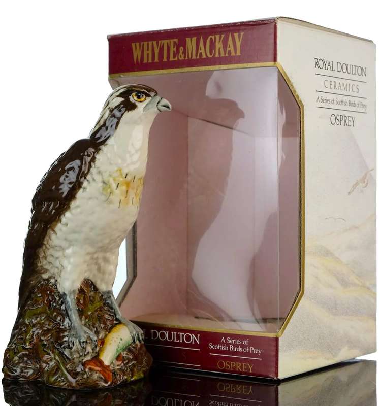 Whyte and Mackay Scottish Birds of Prey Royal Doulton Decanter 35cl / Osprey