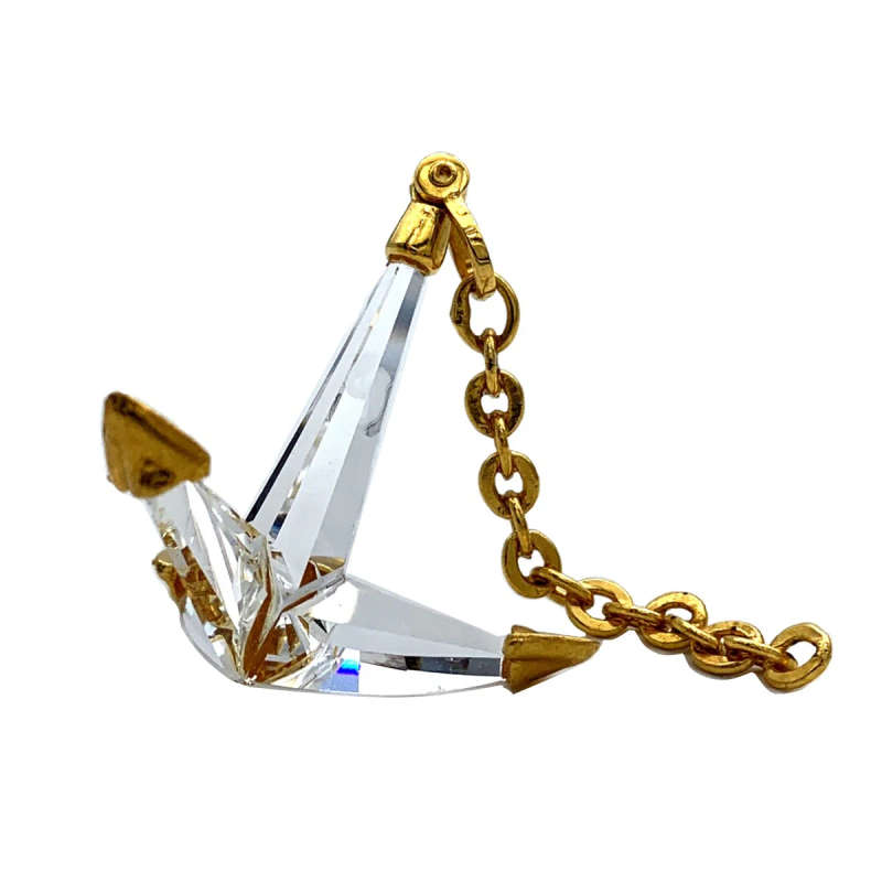 Swarovski Crystal Memories Anchor Gold Plated