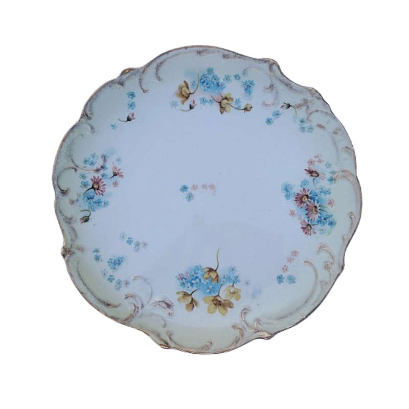 Vintage CTM Bone China Plate Raised Design