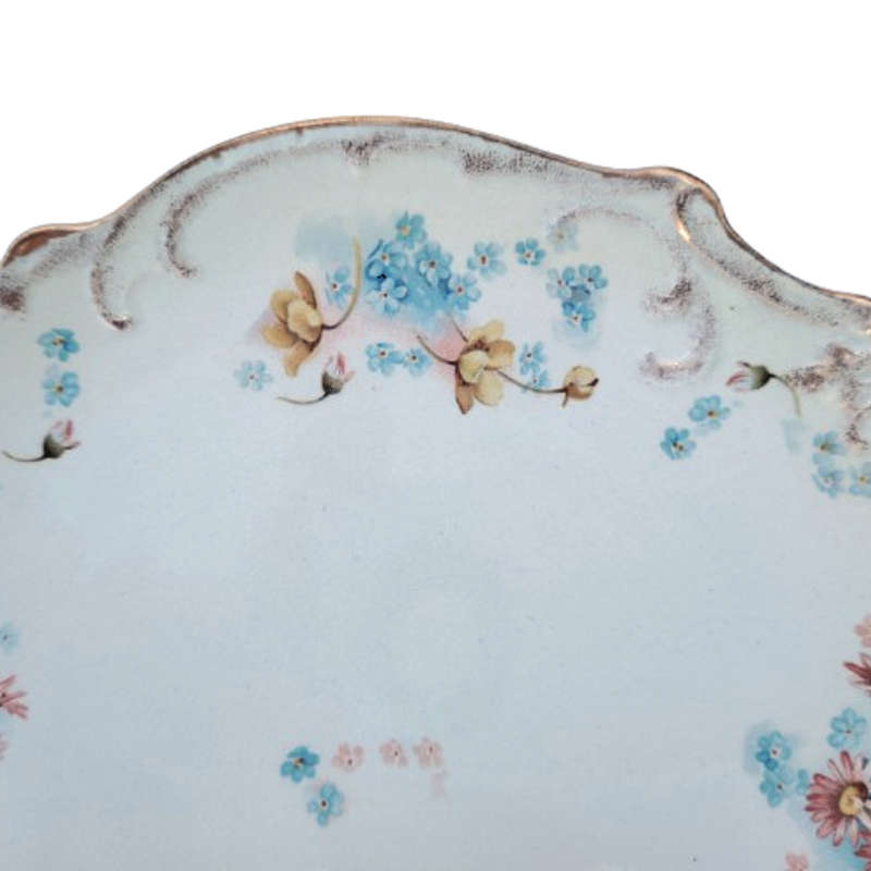 Vintage CTM Bone China Plate Raised Design