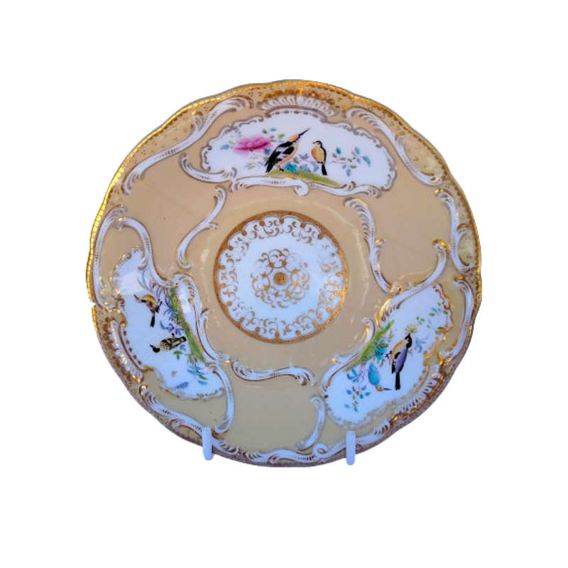 Antique Minton c.1830 England Cup and Saucer Duo