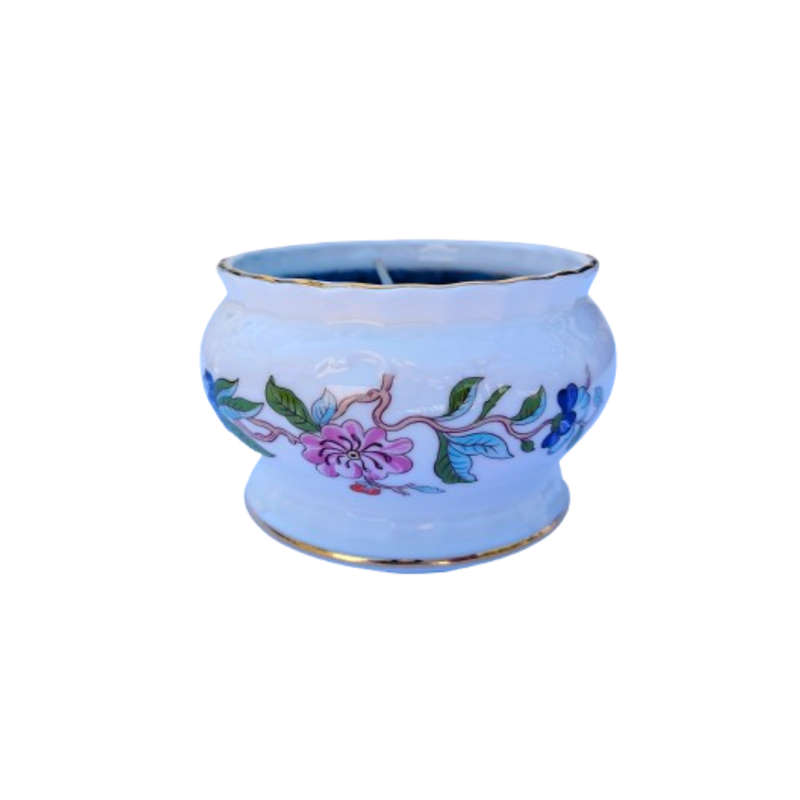 Aynsley Pembroke trinket dish made into a candle