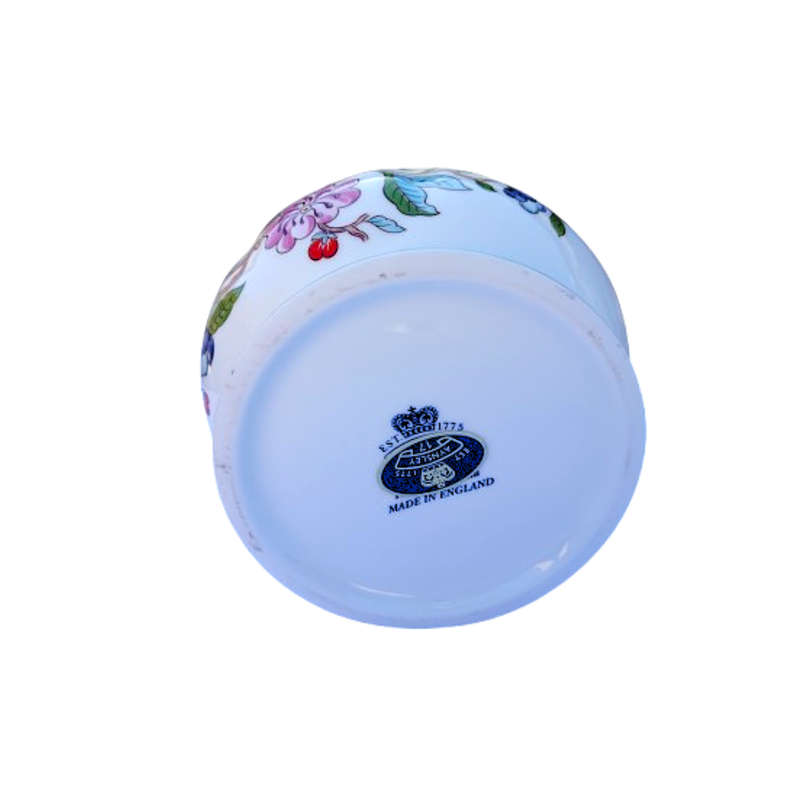 Aynsley Pembroke trinket dish made into a candle
